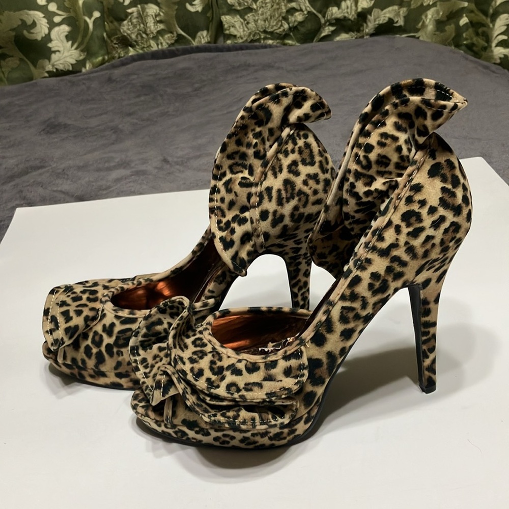Leopard Print Women's Heels